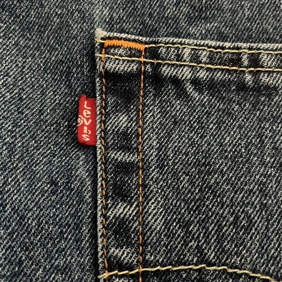 LEVIs 550 Mens 38x29 Denim Blue Jeans Pants Relaxed Fit Medium Wash 100% Cotton - Picture 5 of 7